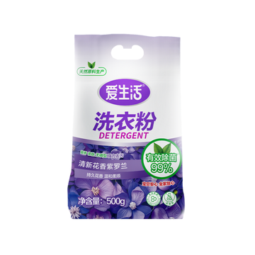 iLiFE Fresh Floral Violet Мультиактивное антибактериальное бесфосфатное средство для стирки, 500 г