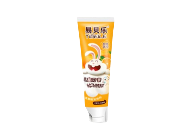 YIBEILE Детская зубная паста со вкусом апельсина, 80 г