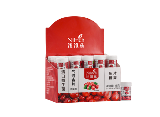 Nilrich Пробиотические пузырьковые пастилки, 30 шт.